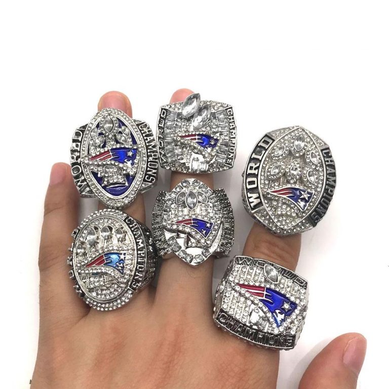 New England Patriots Championship Rings Set - Punk Dark