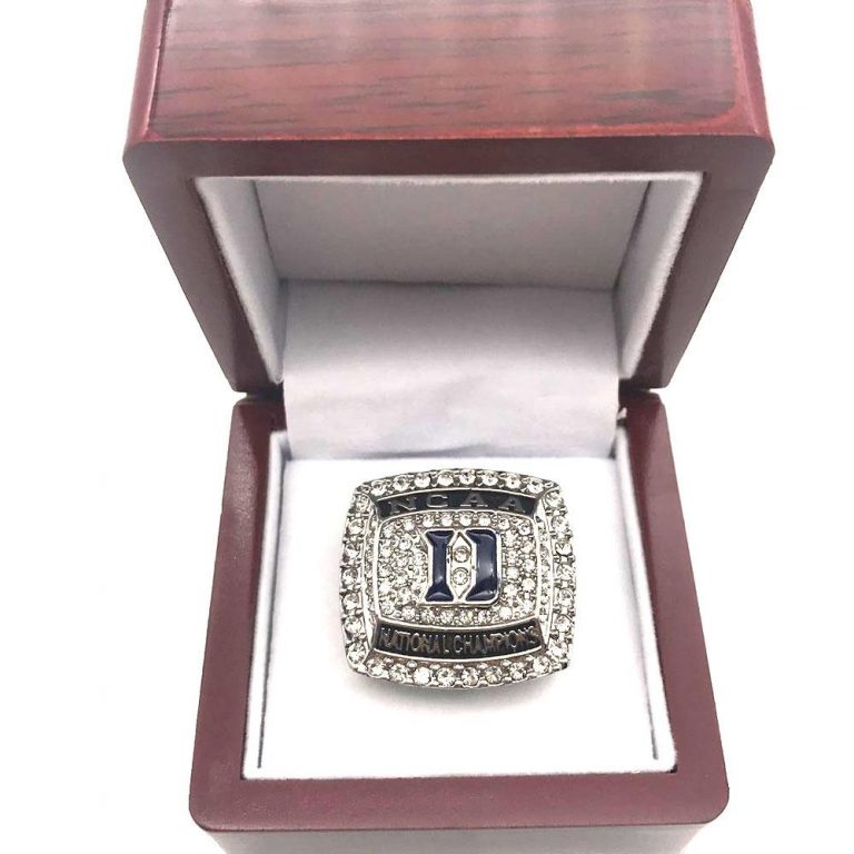 Duke University Blue Devils National Championship Ring Set - Punk Dark