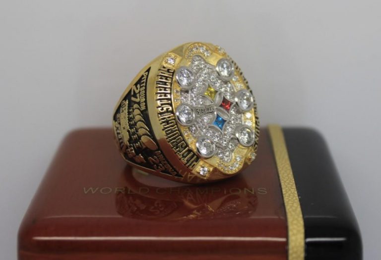 Pittsburgh Steelers Championship 6 Rings Set - Punk Dark